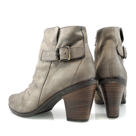 NIB$340 Paul Green Joellen Leather Slouch Buckle Ankle Bootie Western Boot 6 8.5 - Picture 7 of 12